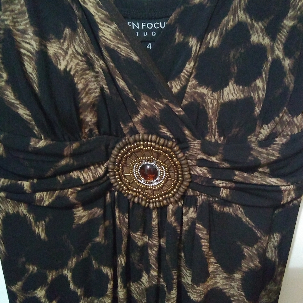 Animal print dress